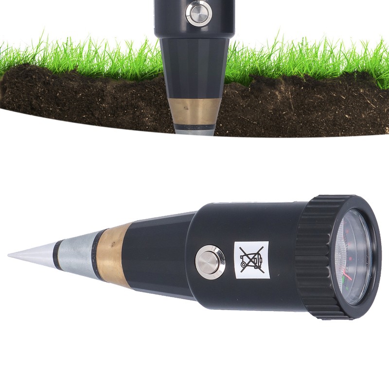 Handheld Soil Tester Portable Soil Moisture PH Meter Plug and