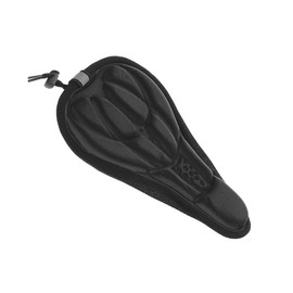 Ruayia Bicycle Saddle Cover, Comfortable Padded Saddle Protector, Bicycle Saddle Cover, Thin, Dustproof, Suitable for Most Bikes such as Road Bike, Mountain Bike and Trekking Bike, Black