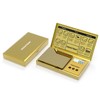 WEIGHTMAN Digital Scale Gram, 200g/0.01g Pocket Scale Gold Titanium Plating,