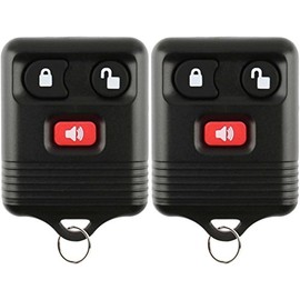 KeylessOption Keyless Entry Remote Control Car Key Fob Alarm for Ford Lincoln Mercury CWTWB1U345 (Pack of 2)