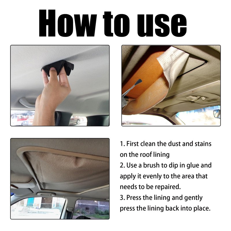 Car Headliner Repair Adhesive - Upholstery & Roof Liner Quick