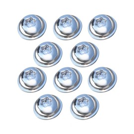 Nexus Japan JB64W Dummy Bolts for Over Fenders, Set of 10, Silver, 0.7 inches (17 mm), Torx Type, Star Screws, Screw