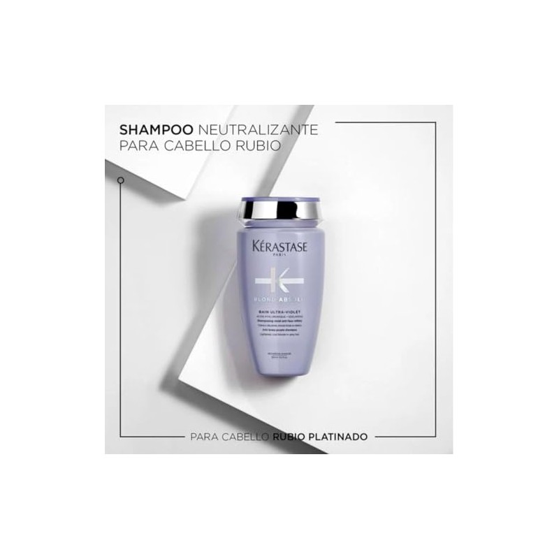 KÉRASTASE Blond Absolu Kit Matizador Ultra Violet para Cabello Rubio,