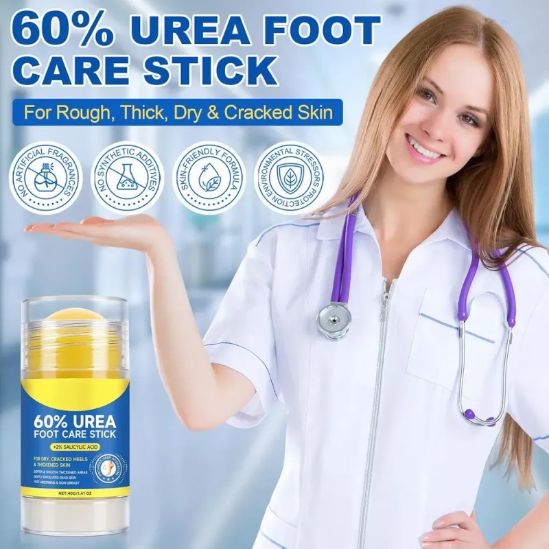 Crema Para Pies Con 60% De Urea Para Pies Secos