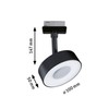 Paulmann 95589 3-Step-Dim Circle URail LED Rail spot 160lm 5W