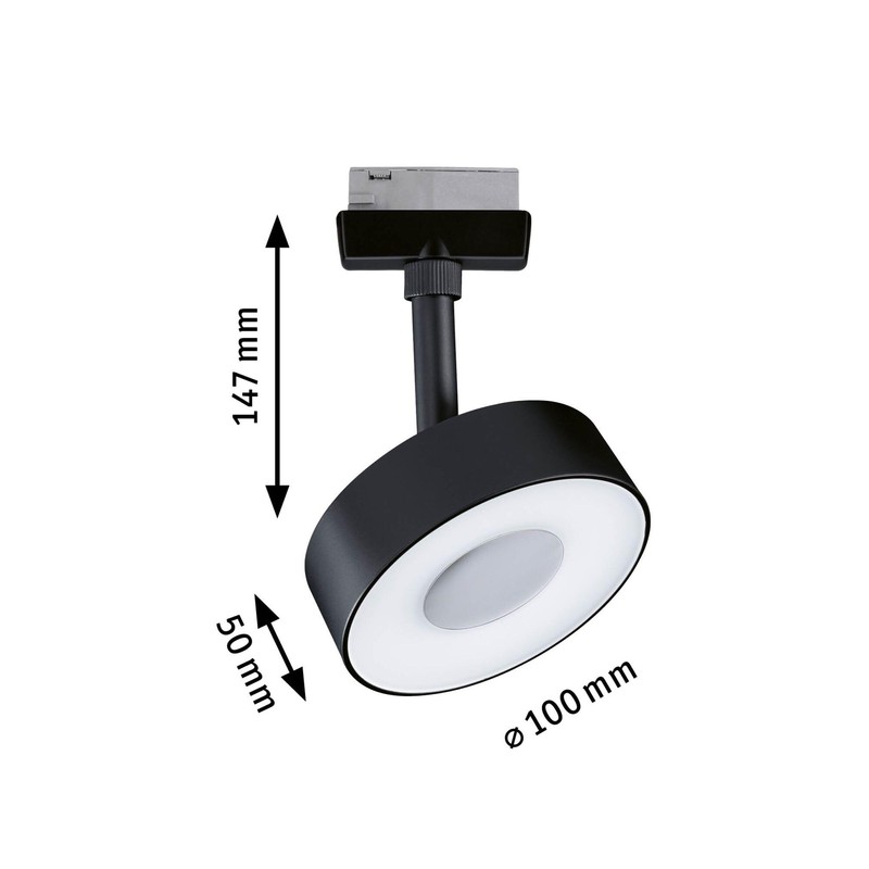Paulmann 95589 3-Step-Dim Circle URail LED Rail spot 160lm 5W