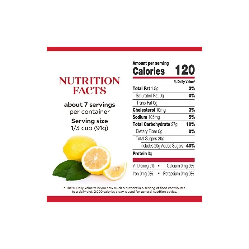 Duncan Hines Comstock Yellow Fruit Pie Filling 21 Ounce Pack