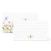Abbott Collection Floral & Dragonfly Mini Double-Sided Note Cards. 50