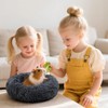 HeNdShe Guinea Pig Bed Soft Washable Donut-Shaped Burrowing Pet Bed