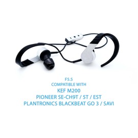FOAMER F5.5 (M 6) • 6 Paar Aufsätze für Pioneer SE-CH9T / 5T / EST – KEF M200 – PLANTRONICS BLACKBEAT GO 3 / SAVI 3 • Upgrade für Halt & Komfort & Klang • Memory Foam Tips