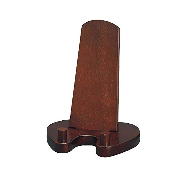 Kyoto Butsudan Hayashi Past Book, Wooden Modern Viewing Stand, Brown, Height 4.7 inches (12 cm), Width 3.7 inches (9.5 cm), Depth Approx. 3.1 inches (8 cm) (Set Item, Kyoto Butsudan Hayashi Cross)