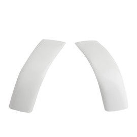 Upgraded White Roof Molding, 2 Pcs Left & Right Roof Corner Cab Trim Molding Cover Compatible with 1999-2007 Ford F250 350 450 550 Super Duty (Regular Cab & Crew Cab), Replace#YC3Z-2551728-PTM