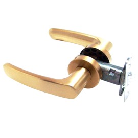 Kawaguchi Giken DAL-33-1M-SG Door Lever High Lever Lock, Blister Pack, Satin Gold