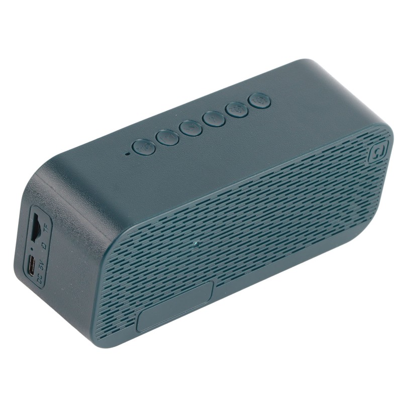 Mini Bluetooth Speaker Heavy Bass Dual Alarm Clock Portable Wireless