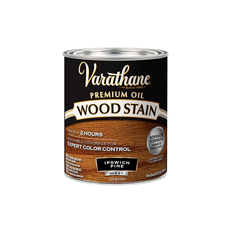 Varathane 1 qt Rust-Oleum Brands 211714H Ipswich Pine Varathane Oil-Based