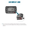 Runleader Digital Wireless Hour Meter, Vibration Activated, Maintenance Reminder, Resettable