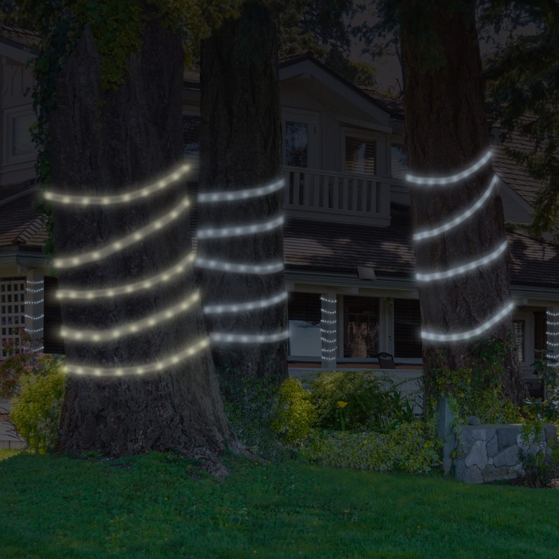 Sunforce 40 Feet Solar Power Rope Lights for Outdoor Patio