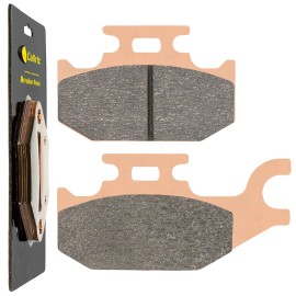 Caltric Brake Pads for Yamaha Kodiak 400 YFM400 Rear Brakes 2000-2002