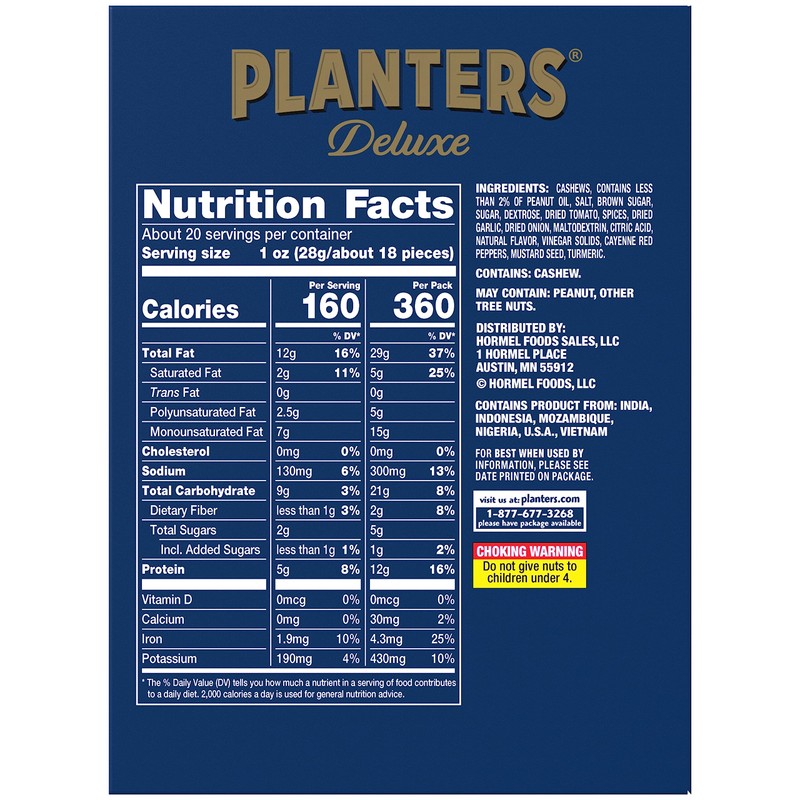 PLANTERS Sweet Cayenne BBQ Cashews (Pack of 10)