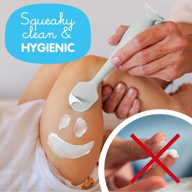 Baby Bum Brush Bumco Baby Bum Brush - BPA-Free Diaper Cream Spatula with Suction Cup Base, Soft & Flexible Silicone, Wipe-Clean, Mom-Invented Diaper Bag Essentials (Gray)