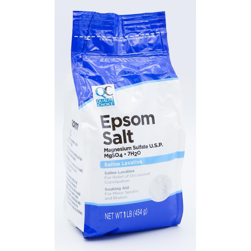 Quality Choice Epsom Salt Saline Laxative 1lb