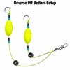 5 Packs Carp Fishing Hook Rig Set – Reverse Off-Bottom