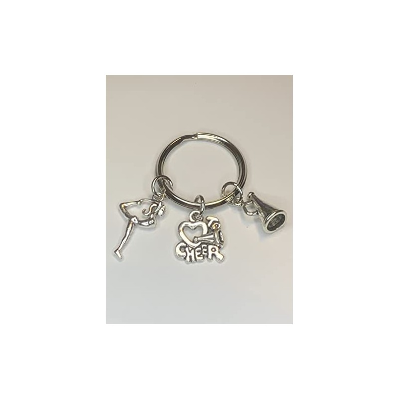 Woodstar Cheer Keychain Cheerleading Cheer Dance Lightweight Compact Metal Keychain