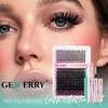 GEMERRY Wimpern Extensions Spikes DIY Cluster Wimpern D Curl Individuelle