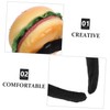 ADOCARN Novelty Hamburger Headband for Parties Funny Food Shape Hair
