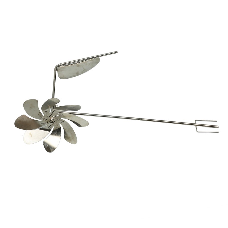 Metal Windmill 360 Degree Rotation Rustproof Waterproof Decorative Stake Wind