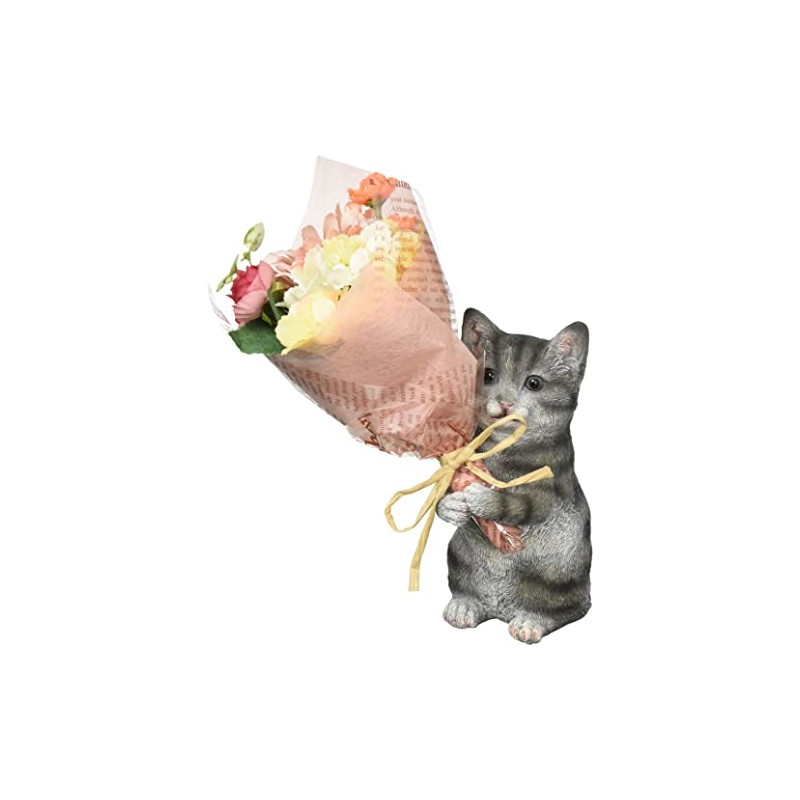 Maruwa Trade (丸和貿易) CT Mignon Bouquet Cat American Shorthair 8.7×10.7×15cm