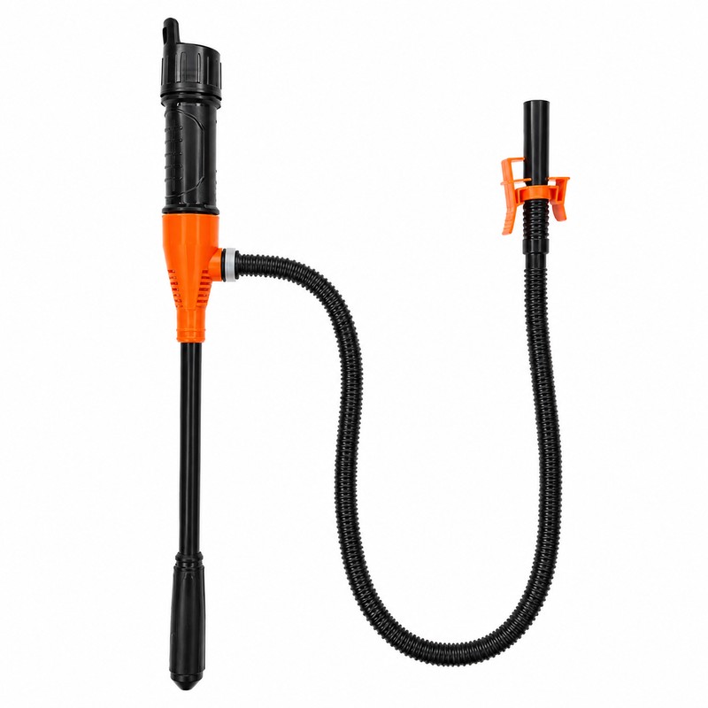 Battery-Powered Fuel Transfer Pump with Hose – Portable Electric Siphon