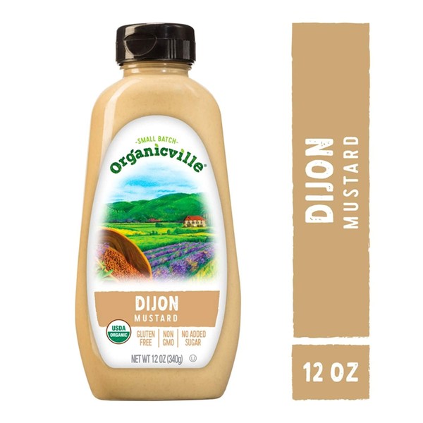 Organicville Dijon Organic Mustard, 12 oz