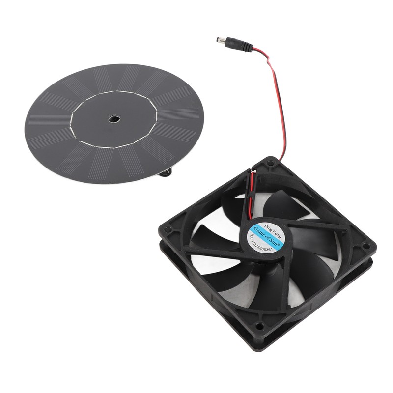 10W Solar Powered Exhaust Fan Monocrystalline Silicon Solar Panel Fan