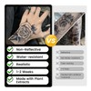 INKPOPO 3 Sheets Finger Semi Permanent Temporary Tattoos for Women
