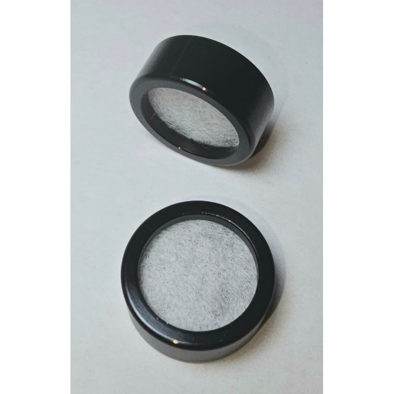 Reusable Metal Rings (4) and Replacement Activated Carbon Filters (100)
