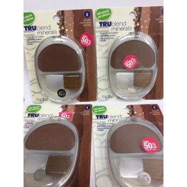 CoverGirl LOT OF 4 X CoverGirl Trublend Minerals Pressed Mineral Foundation Soft Sable #6