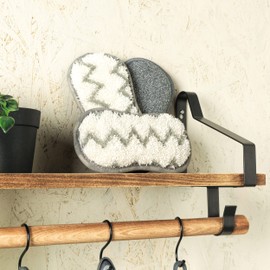 Kleeneze KL028176EU7 Double Sided Cleaning Pads, 3 Pack Washable and Reusable Scrubbing Sponge, Streak Free Cleaning Sponge for Cleaning Kitchen, Bathroom, Car Interior