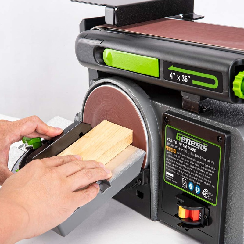 Genesis GBDS430 4.3-Amp Combination Belt- and Disc-Sanding Station