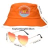 MYHUNJA Bucket Hat, orange, Unit size