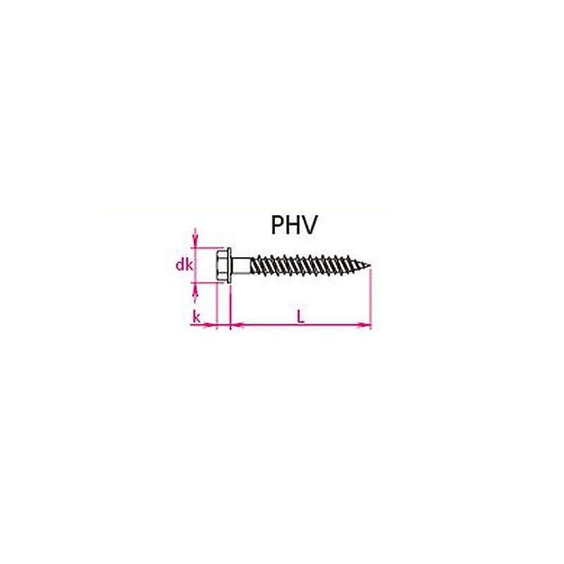 Sanko Techno PHV-645 (54-454) P-less Anchor, Pot Head, Screw Diameter