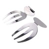 2 Salad Hands stainless Steel Salad Servers Kitchen Helper Pasta