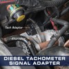 GlowShift Diesel Tachometer Tach Gauge Signal Adapter - Compatible with