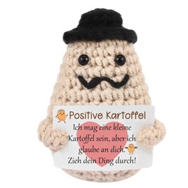 feifanshop Positive Potato, Funny Positive Potato, Motivational Gifts, Small Gift, Best Friend, Hug Pocket Hug, Potato Lucky Charm Exam, Gift for Family