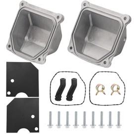 Upgrade Aluminum Alloy 32-096-06-S & 24-755-141-S Valve Cover Kit for Kohler Lawn and Garden Equipment Engine, Replaces 32 096 11-S, 32 096 06-S, 24 755 141-S, 24 755 74-S, 055-606