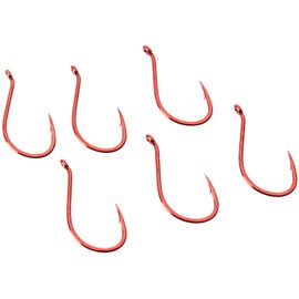 Gamakatsu Octopus Hook-6 Per Pack (Red, 5/0)