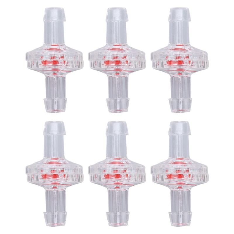 10Pcs Anti Backflow Check Valve One Way PP Plastic Non