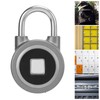 Fingerprint Padlock USB Charging Remote Authorization Unlocking Lock for Gym