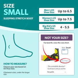 BraceAbility Sleeping Stretch Boot - Plantar Fasciitis Night Foot Splint Adjustable Achilles Tendonitis Brace for Fascia, Tendon and Calf Stretching, Heel and Bone Spur or Arch Pain Treatment (Small)