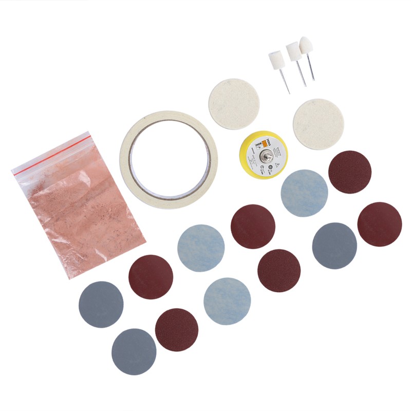 20pcs / set Watch Glass Polishing Pad Felt Polishing Buffing